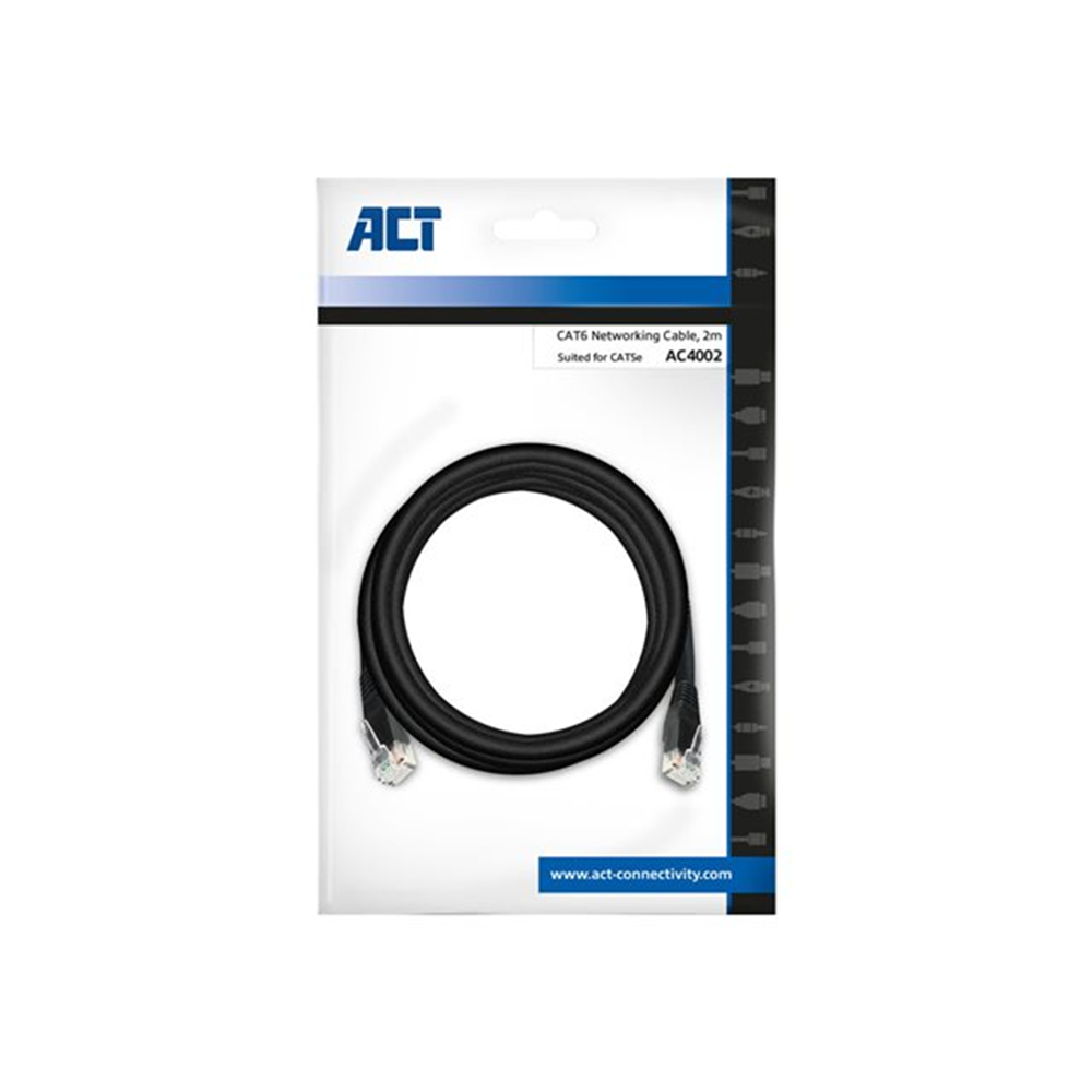 ACT verbindingskabel - 2 m - zwart, RAL 9011 ACT verbindingskabel - 2 m - zwart, RAL 9011