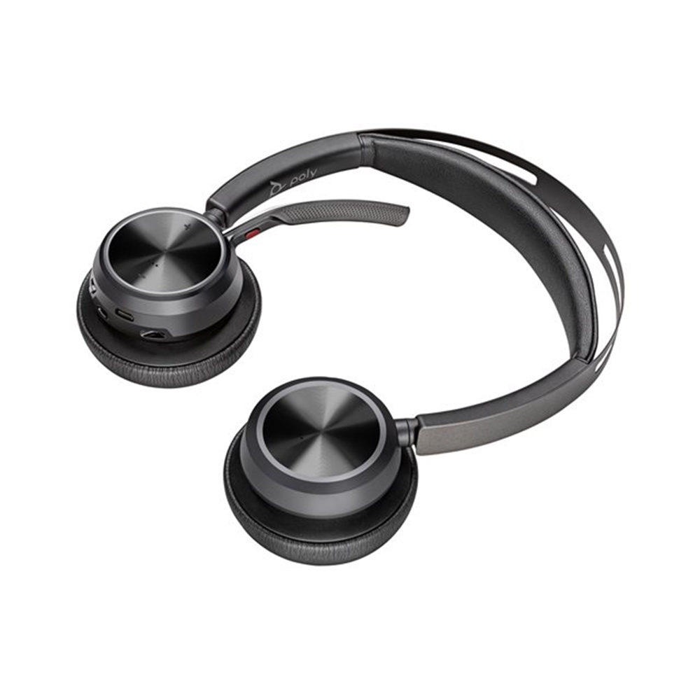 HP Poly Voyager Focus 2 - headset - USB-C via Bluetooth-adapter