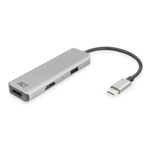 ACT - dockingstation - USB-C 3.2 Gen 1 - 2 x HDMI ACT - dockingstation - USB-C 3.2 Gen 1 - 2 x HDMI