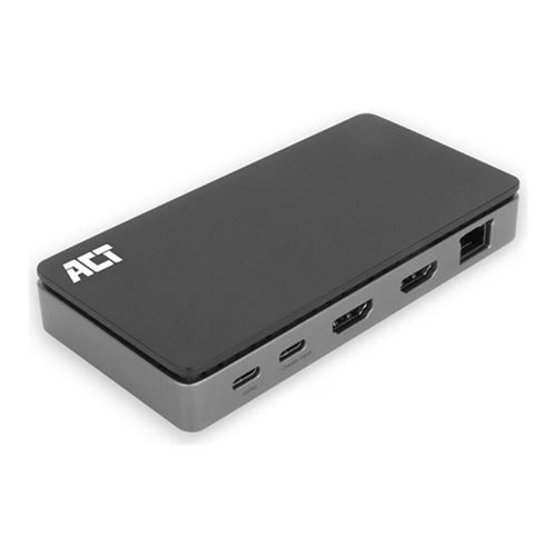 ACT - dockingstation - USB-C 3.2 Gen 1 - 2 x HDMI - 1GbE ACT - dockingstation - USB-C 3.2 Gen 1 - 2 x HDMI - 1GbE