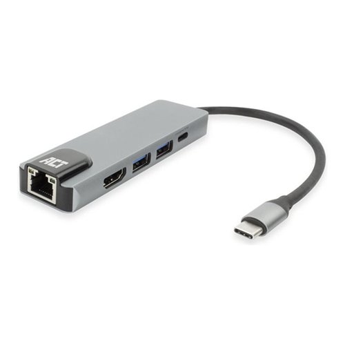 ACT - dockingstation - USB-C 3.2 Gen 1 - HDMI - 1GbE ACT - dockingstation - USB-C 3.2 Gen 1 - HDMI - 1GbE