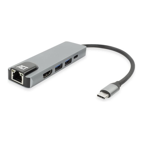 ACT - dockingstation - USB-C 3.2 Gen 1 - HDMI - 1GbE ACT - dockingstation - USB-C 3.2 Gen 1 - HDMI - 1GbE