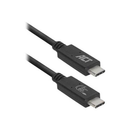 ACT - USB-kabel type C - 24 pin USB-C naar 24 pin USB-C - 1 m ACT - USB-kabel type C - 24 pin USB-C naar 24 pin USB-C - 1 m