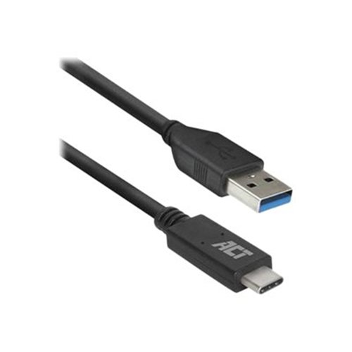 ACT - USB-kabel type C - USB type A naar 24 pin USB-C - 1 m ACT - USB-kabel type C - USB type A naar 24 pin USB-C - 1 m