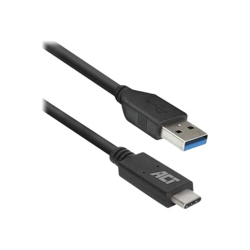 ACT - USB-kabel type C - USB type A naar 24 pin USB-C - 1 m ACT - USB-kabel type C - USB type A naar 24 pin USB-C - 1 m
