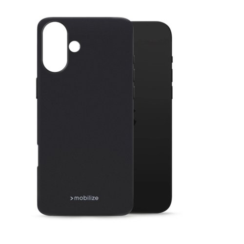 Mobilize Rubber Gelly Case Apple iPhone 16 Matt Black Mobilize Rubber Gelly Case Apple iPhone 16 Matt Black