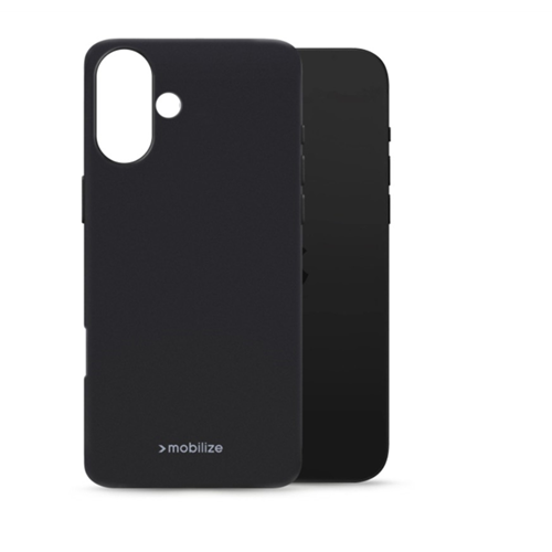 Mobilize Rubber Gelly Case Apple iPhone 16 Matt Black Mobilize Rubber Gelly Case Apple iPhone 16 Matt Black