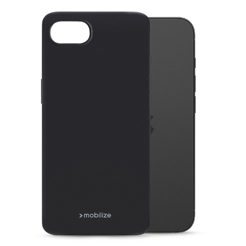 Mobilize Rubber Gelly Case Apple iPhone 16e Matt Black