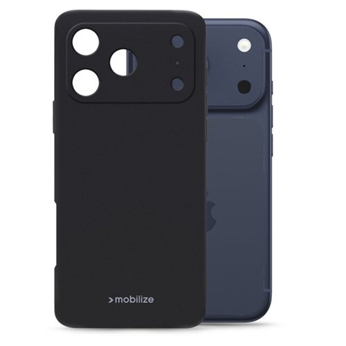 Mobilize Rubber Gelly Case Apple iPhone 17 Pro Matt Black Mobilize Rubber Gelly Case Apple iPhone 17 Pro Matt Black