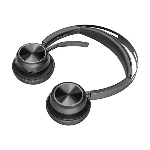 HP Poly Voyager Focus 2 - headset - USB-C via Bluetooth-adapter