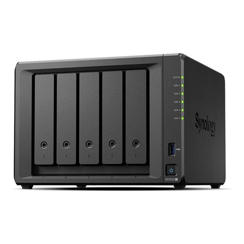 Synology Disk Station DS1525+ - NAS-server Synology Disk Station DS1525+ - NAS-server